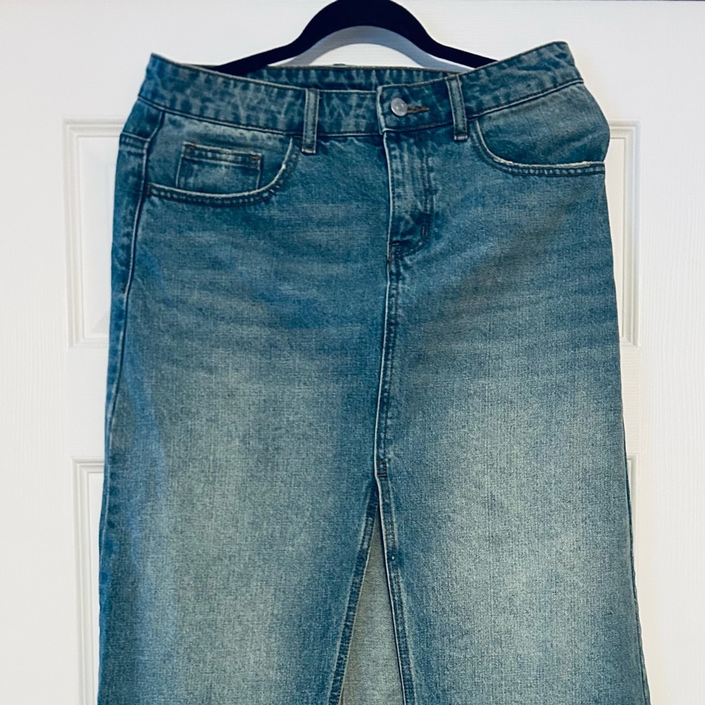 BDG Blue Denim Skirt